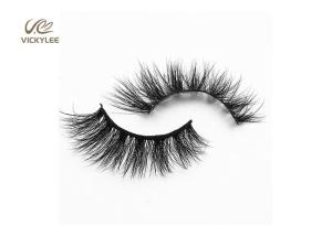 Quality Fan Shaped Handcrafted 19MM Natural False Eyelashes wholesale