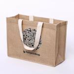 Burlap Jute Reusable Shopping Bag
