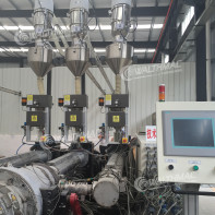 HDPE Pipe Per Meter Weight Gravimetric Dosing Feeder System Control Thickness