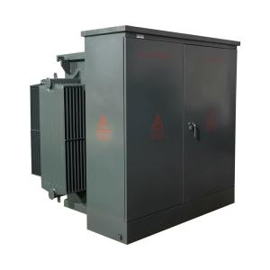 Quality 3 Phase Outdoor 10KV Oil Immersed Pedestal Pad Mounted Transformer 500KVA wholesale