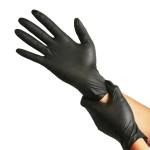 Powder Free Disposable 100pcs Vinyl Gloves Black Pvc Glovees Protective For
