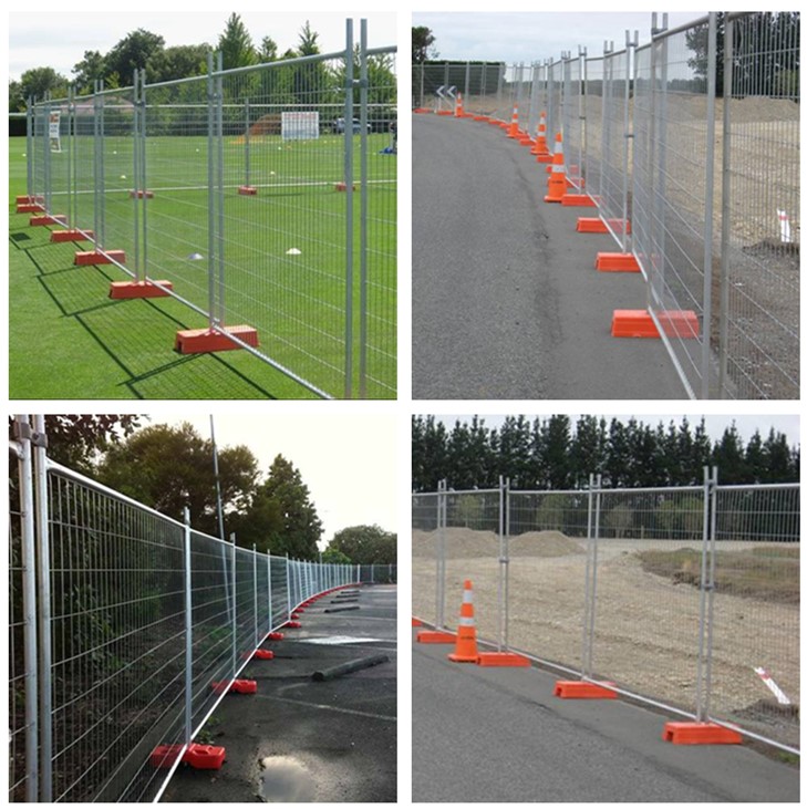 Easily Assembled welded mesh temporary fence for major public