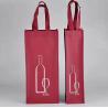 Buy cheap Custom Non Woven single wine bottte bags,Non woven wine bags, wine bottle from wholesalers