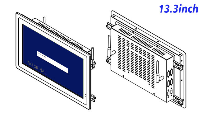 13.3-Inch Non-OS Monitor for Retail Terminals and Public Displays