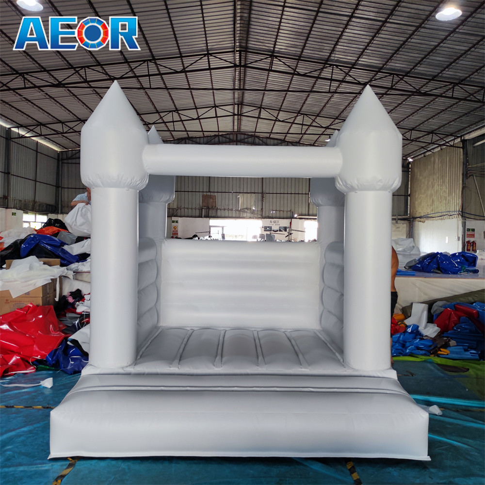Commercial Grade Wedding White Bounce House For Outdoor Wedding Party Events