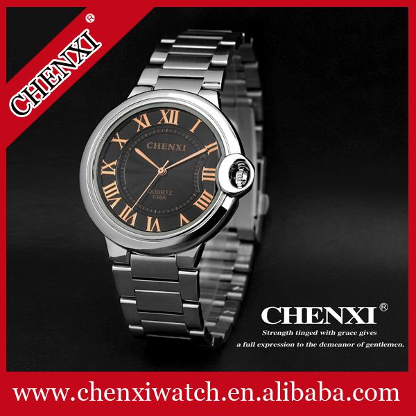 Rose Gold 038A81D Stainless Steel Watches Business Watches Men Stylish Watches