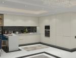 Prefabricated Walnut Kitchen Cabinets Wooden Furniture Cupboard Joinery