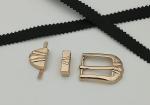 Silver Bronze Gold Shoe Buckles Environmental Protective For Men Women
