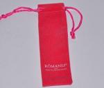 ISO9001 SA8000 Jewelry Drawstring Pouch OEM Velour Gift Bags Screen Print
