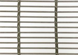 Quality 9.5mm Crimped Stainless Steel Architectural Mesh Plain Woven Wire Cable Mesh wholesale