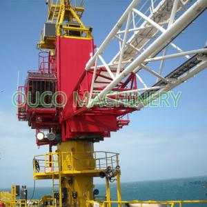 Quality Steel 80t Lattice Boom Offshore Pedestal Crane wholesale
