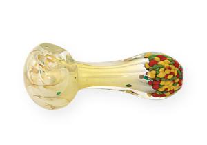Quality 105g Hand Heady Glass Pipes Pyrex Spoon Bongs Oil Burners Nail Smoking Pipe 4.0inches wholesale