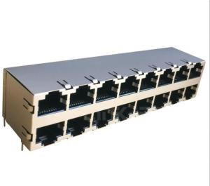 Quality LPJE100XCNL 2x8 Port RJ45 Jacks Without Magnetic Without Leds wholesale
