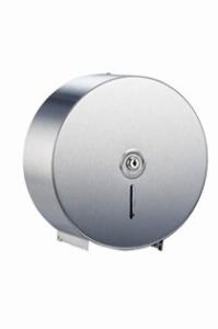Quality Silver 304 Stainless Steel Jumbo Toilet Roll Holder Wall Mounted Type For Public Places wholesale