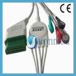Nihon Kohden ECG Cable,5 lead ECG Cable,snap,IEC