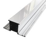 White Electrophoresis Aluminium Alloy Extrusion Silver Window Profiles Smooth