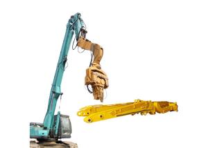 China High Strength Pile Driving Arm Boom for 20ton - 24ton Excavator on sale