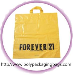 Quality CPE / LDPE / HDPE Soft Loop Handle Bag , Custom Plastic Shopping Bags wholesale