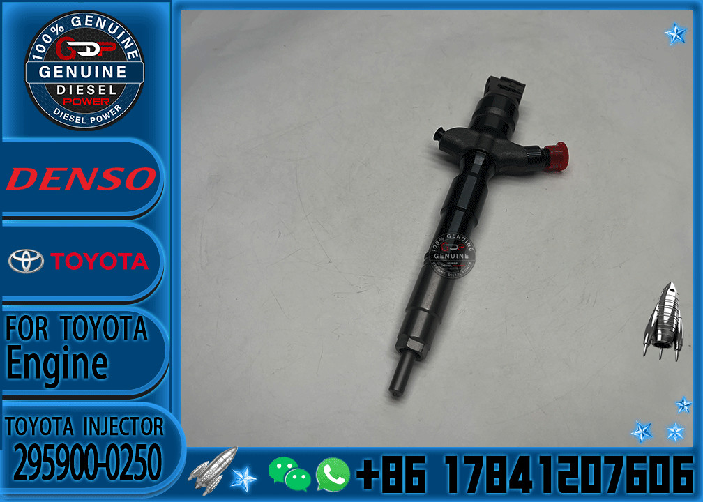 Common Rail Diesel Fuel Injector 23670-39435 295900-0250 23670-30440