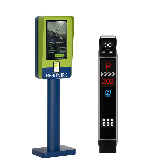 Wall Mounted ANPR Parking Payment Kiosk ExpressExit Parking Lot Kiosk