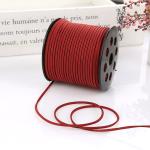 Suede Leather Velvet Wired Ribbon 3mm Double Sided Velvet Ribbon