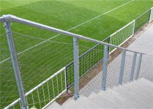 Quality 5mm Stainless Steel Diamond Wire Mesh 304 304L 316 316L Perforated Mesh Balustrade wholesale
