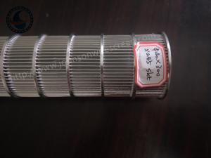 China SUS 304 Wedge Wire Screen Pipe OD 40mm With High Mechanical Strength on sale