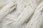 White Jacquard Mongolian Craft Fur Printed For Crafts