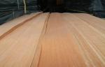 Red Quarter Cut Okoume Veneer Without Figured Quarter And Crown