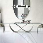 Luxury Italian Dining Room Furniture Rectangular Counter Height Dining Table