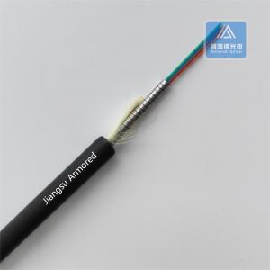 Quality 4 Cores SM FTTA Spiral Armored Fiber Cable 7.0mm Black LSZH FTTH CPRI Armored Fiber Cable Anti-Rodent wholesale