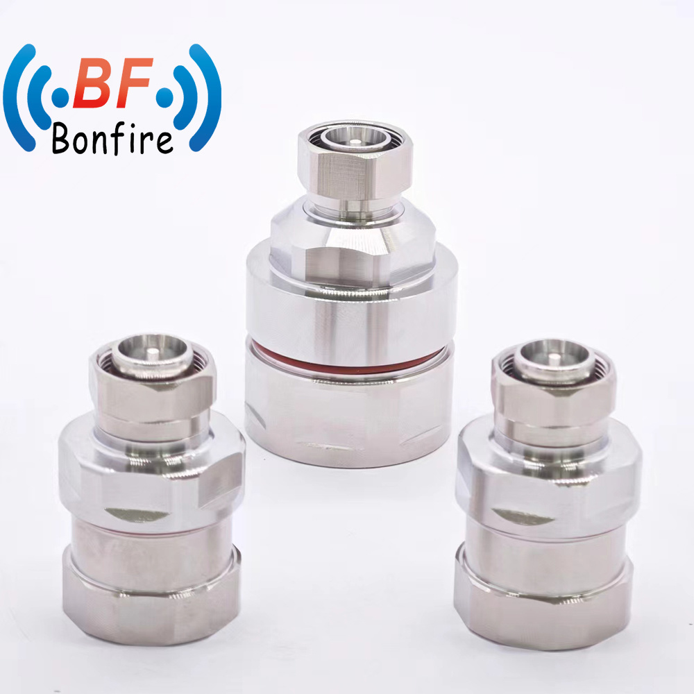 4.3-10 Male DC-4GHz Straight RF Adapter Connector for 1/2&quot; Feeder Cable Jumper