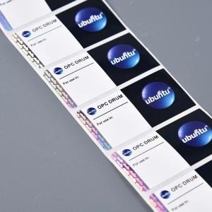 Quality Security Packaging Hologram Sticker Package Holographic Tamper Evident Labels Lip Gloss 3D 2D wholesale