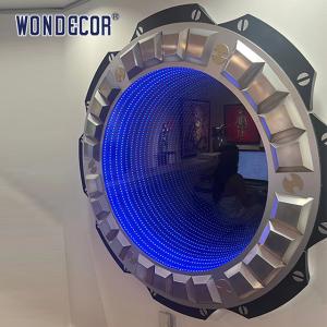Quality Customized Metal Wall Art Sculpture Modern Lighting Circular Stainless Steel Decoration wholesale