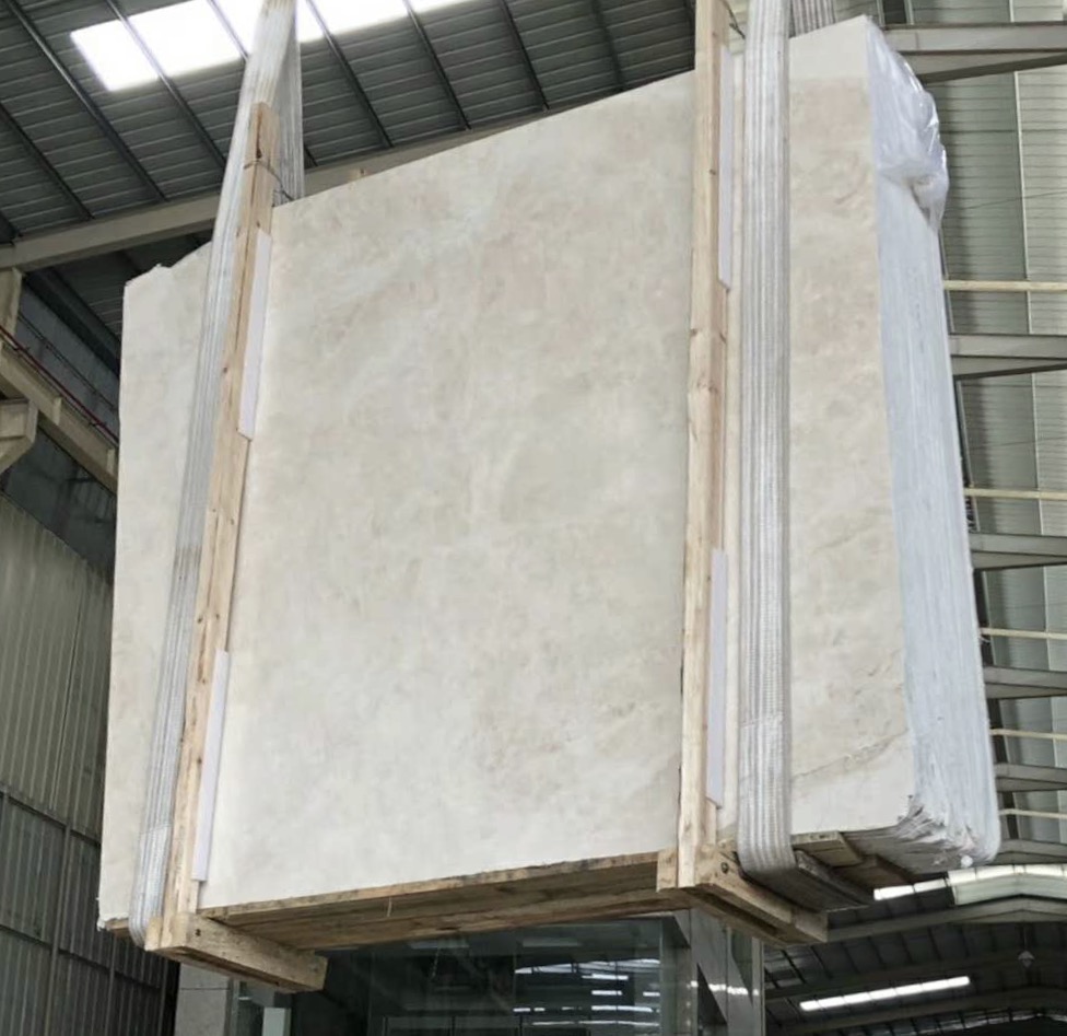 High polished latte beige marble floor tiles cafe latte marble