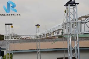 Quality Spigot Lighting Sgaier Truss 290mm - 1200mm Size For Outdoor Concert Stage wholesale