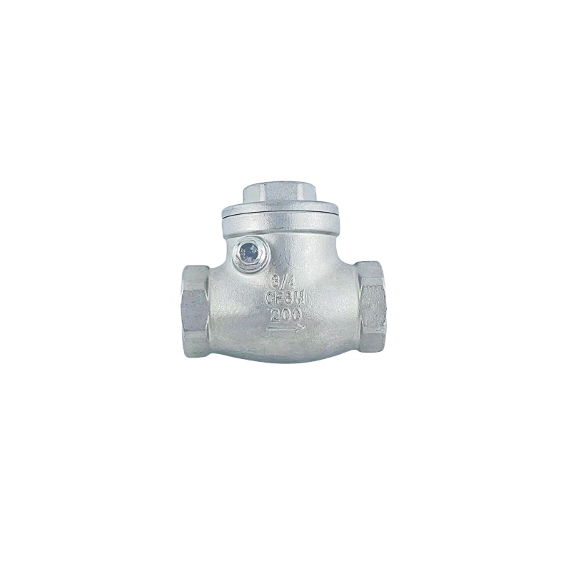 Factory Direct 304/316 Stainless Steel Swing Check Valve Anti-Backflow Valve