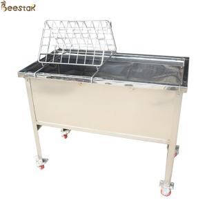 Quality Stainless Steel Beehive Frame Shelf Uncapping Honey Tank Beekeeping Equipments Honey Comb Shelf wholesale