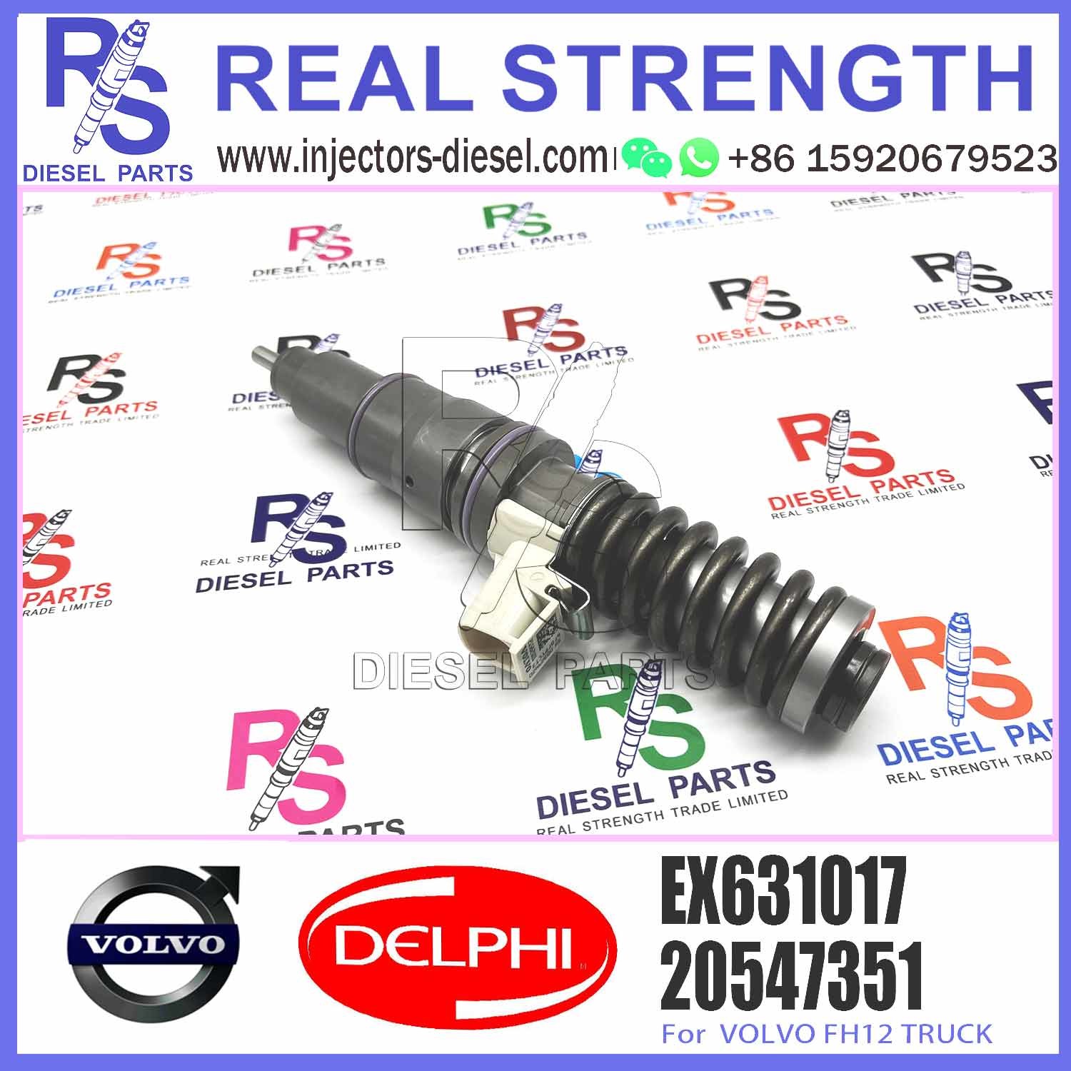 Diesel Fuel Common Rail Injector 20547351 85000417 EX631017 For E3.18 E3.0 E3.1 New Technology