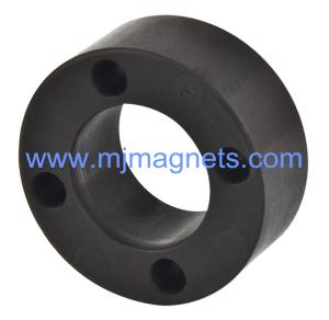 Quality plastic Injection bonded permanent magnet in ring wholesale