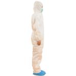 Free Sample Disposable Hooded Coveralls With Pp / Sms / Sf Material