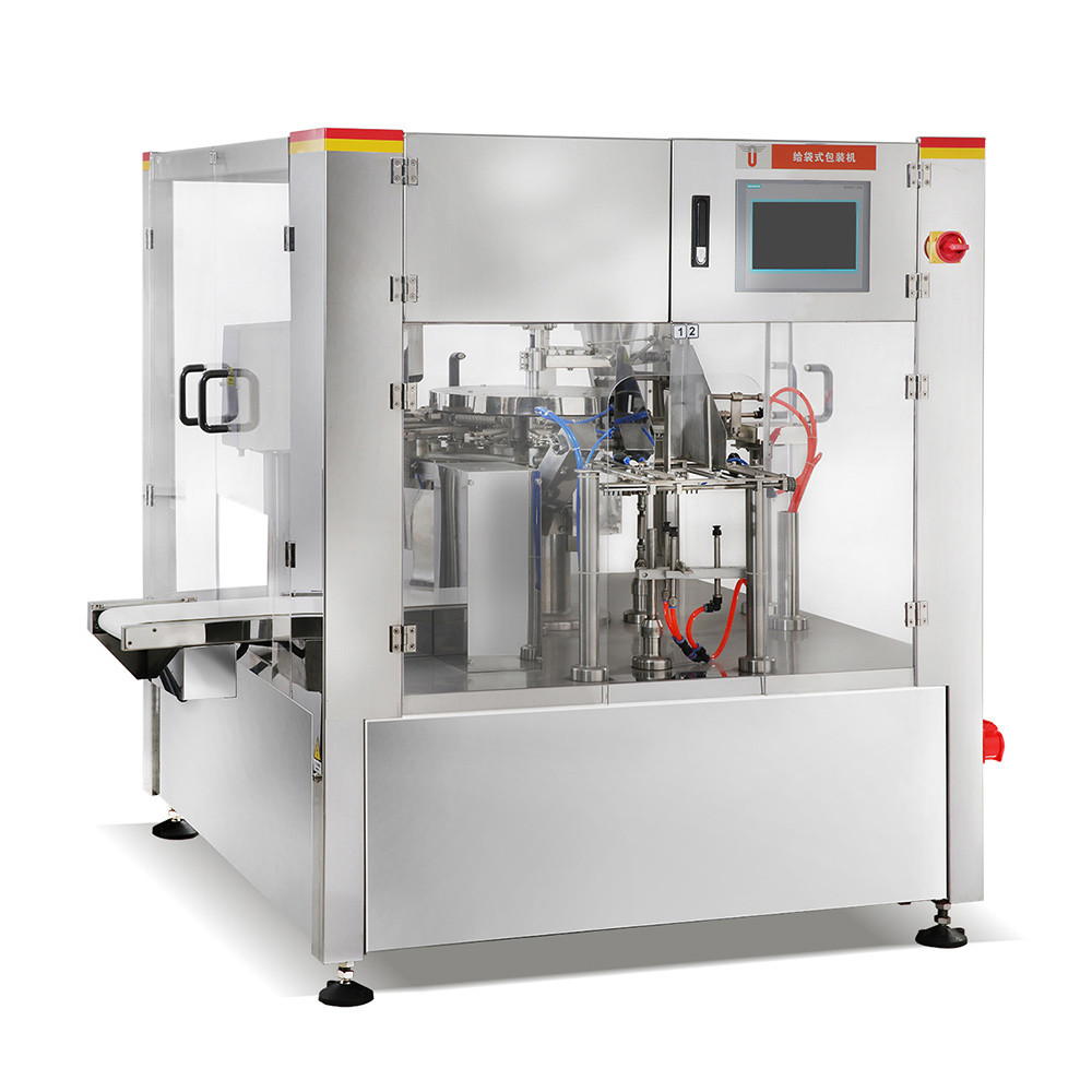 SUS304 Intelligent RPP Rotary Vacuum Bag Packaging Machine Premade Standing Pouch