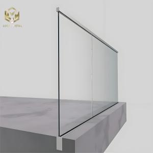 Quality Anti-Corrosion Aluminum Framed Glass Fence With 1.5m Height For Coastal Areas wholesale