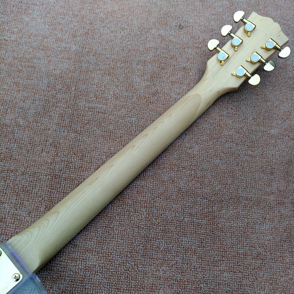 High quality Standard LP acrylic electric guitar, rosewood Fingerboard LED light LP 1959 R9 electric guitar, free shippi