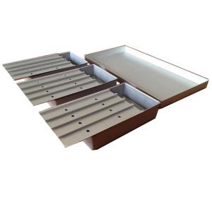 Quality Block Fast Freezing Aluminum Freezer Pan with Lid, Eco-Friendly Aluminum Freezing Box wholesale