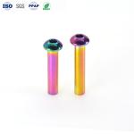 Custom Pin Shaft Screws Pan Head Stainless Hex Head Screws PVD Surface Treatment