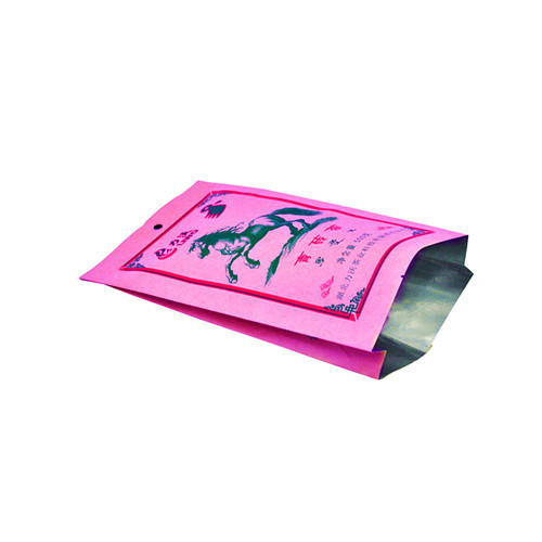 SGS Custom Logo Printed Kraft Paper Packaging Bags Coffee Powder Pouch Multicolors