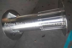 Quality 280mm Length Rotary Screen Drum Wrapped Wedge Wire Cylinder 0.4mm Slot wholesale
