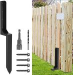Fence Post Repair Kit Wood Fence Post Repair Spike Stakes 4x4 Fence Post Anchor