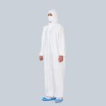 Breathable Medical Protective Clothing 60g Microporous Suit Chemical Resistant